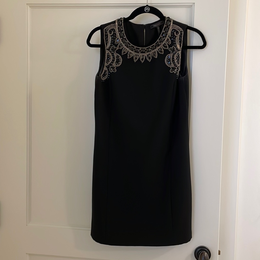 Bcbg Black Dress, Size Xs